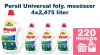  INGYENES SZÁLLÍTÁS - Persil Universal mosógél minden ruhához 4x2,475L [220 mosás]