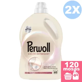   Perwoll Light Colors mosógél világos ruhákhoz 2x3,0L [120 mosás]
