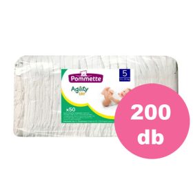 Pommette pelenka 5, Agility Dry, 11-25 kg, 4x50 db