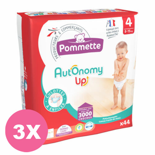 Pommette bugyipelenka 4-es, Autonomy Up, 8-15 kg, 132 db - HAVI pelenkacsomag