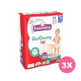   Pommette bugyipelenka 5-ös, Autonomy Up, 12-18 kg, 120 db - HAVI pelenkacsomag