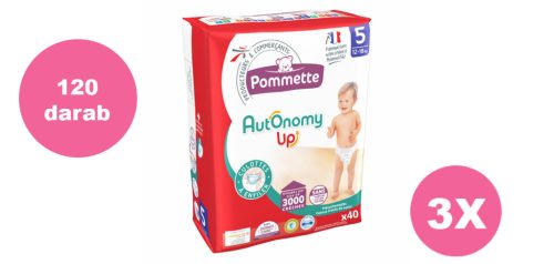 Pommette bugyipelenka 5-ös, Autonomy Up, 12-18 kg, 120 db - HAVI pelenkacsomag