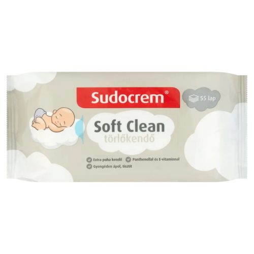 Sudocrem Soft Clean nedves törlőkendő - 16x55 db