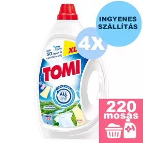    INGYENES SZÁLLÍTÁS - Tomi Amazónia mosógél XL 4x2,475L [220 mosás]