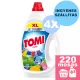  INGYENES SZÁLLÍTÁS - Tomi Color mosógél színes ruhákhoz XL 4x2,475L [220 mosás]
