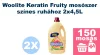 Woolite Keratin Fruity mosószer színes ruhákhoz 2x4,5L [150 mosás]