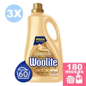   Woolite Keratin Pro-Care mosószer minden ruhához 3x3,6L [180 mosás]