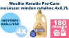  INGYENES SZÁLLÍTÁS - Woolite Keratin Pro-Care mosószer minden ruhához 4x2,7L [180 mosás]
