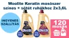  INGYENES SZÁLLÍTÁS - Woolite Keratin mosószer színes + sötét ruhákhoz 2x3,6L [120 mosás]
