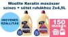  INGYENES SZÁLLÍTÁS - Woolite Keratin mosószer színes + sötét ruhákhoz 2x4,5L [150 mosás]