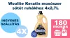  INGYENES SZÁLLÍTÁS - Woolite Keratin mosószer sötét ruhákhoz 4x2,7L [180 mosás]