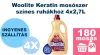  INGYENES SZÁLLÍTÁS - Woolite Keratin mosószer színes ruhákhoz 4x2,7L [180 mosás]