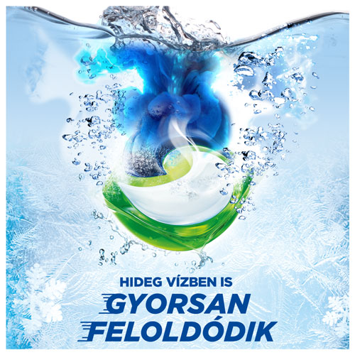Ariel Color pods hideg vízven is oldódik