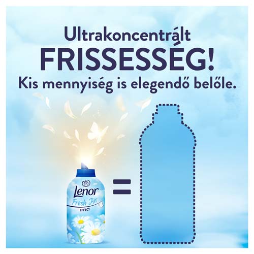 Lenor Fresh Air Sensitive kis mennyiség is elég