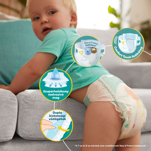 Pampers Active Baby dupla biztonság