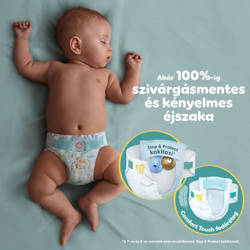 Pampers Active Baby szivárgásmentes kényelem