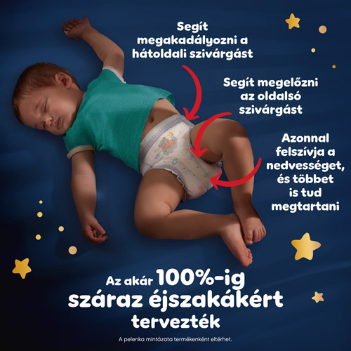 Pampers Night Pants 4 - 100% száraz éjszakák