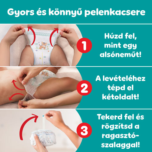 Pampers Pants 4 gyors és egyszerű