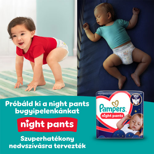 Pampers Night pants - próbáld ki