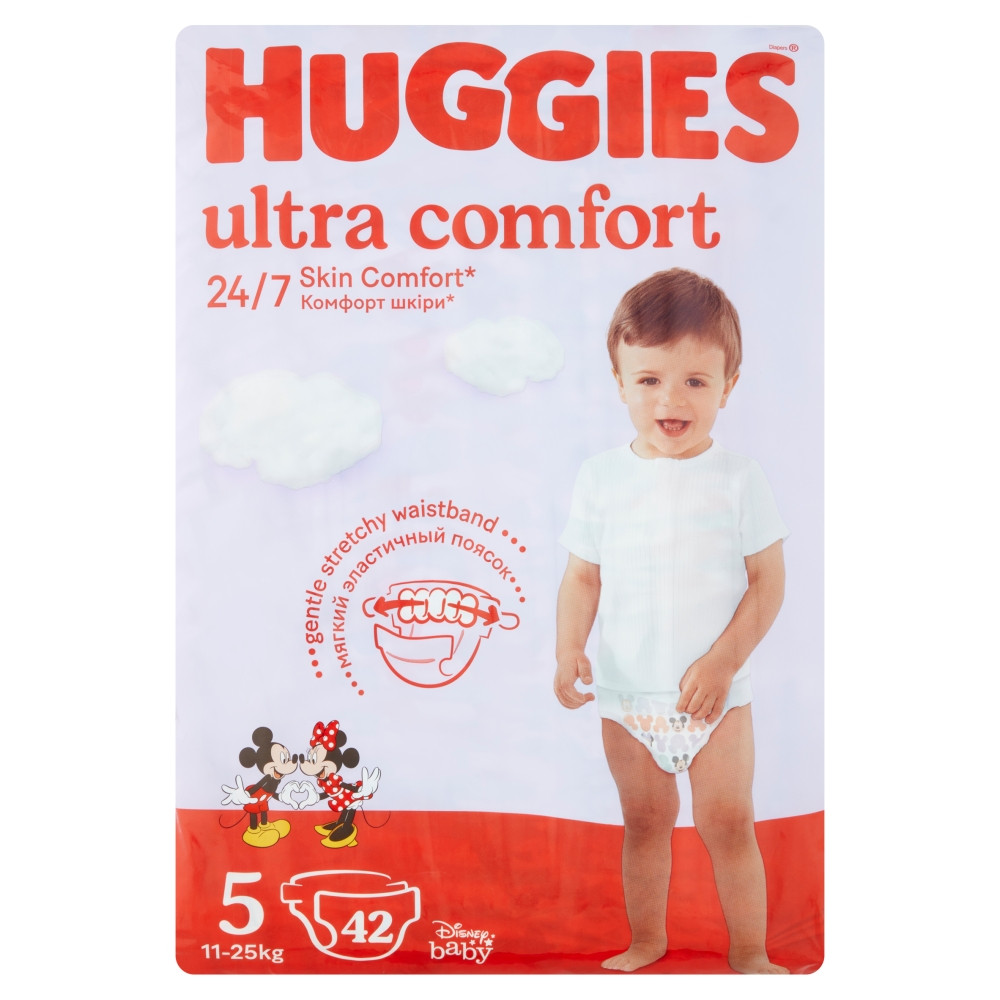 Huggies Ultra Comfort 5-ös pelenka 11-25kg, 42db